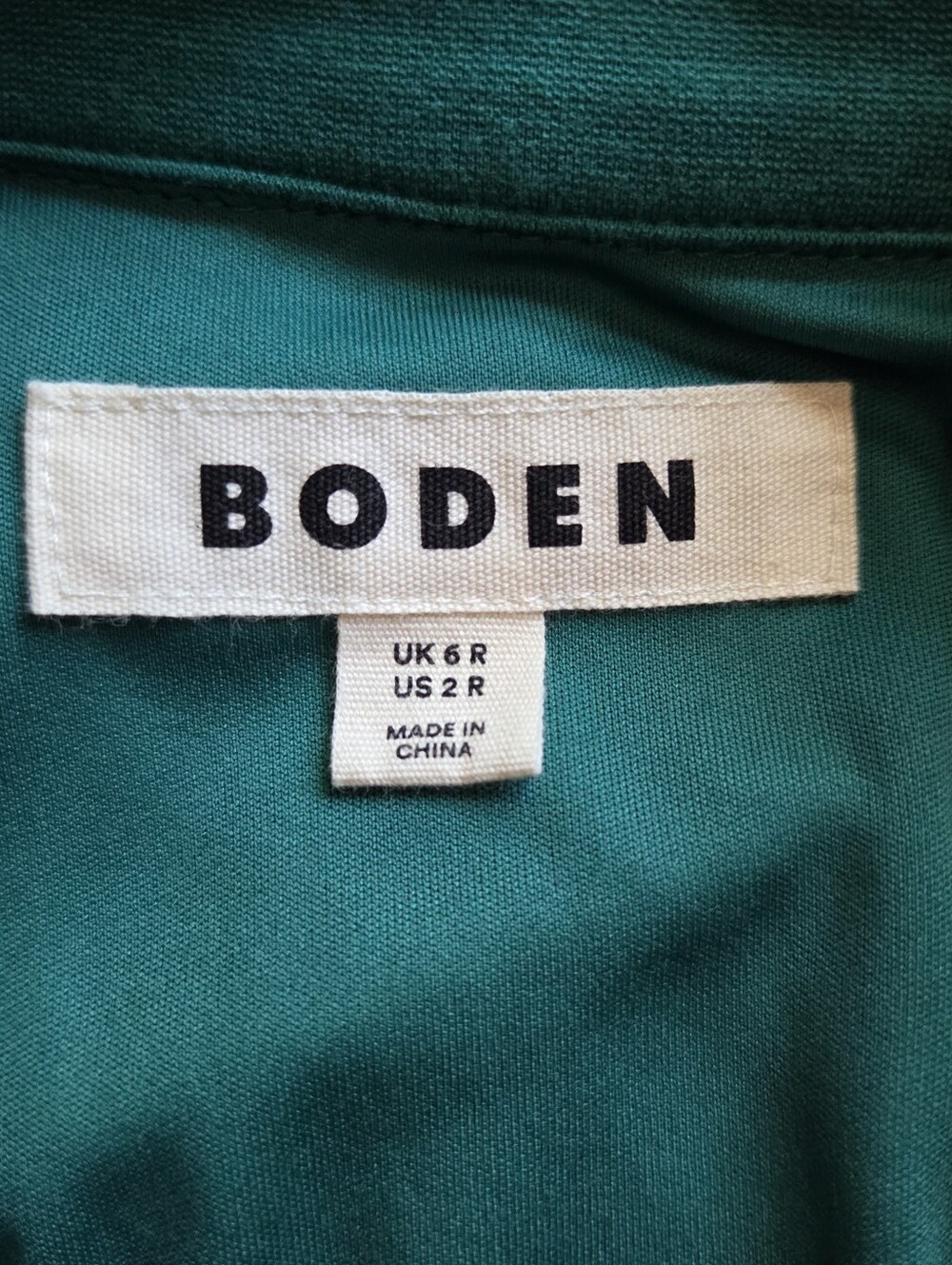 BODEN Nicolette Ponte Short Dress Bear Grass Green Size 2 US - Picture 7 of 8